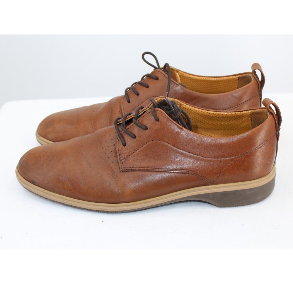 Amberjack The Original Dress Shoes Chestnut Brown Leather Oxfords Men’s 10.5